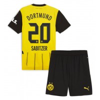 Camiseta Borussia Dortmund Marcel Sabitzer #20 Primera Equipación Replica 2024-25 para niños mangas cortas (+ Pantalones cortos)